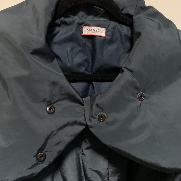 MAX & CO CLASSICS down quilted puffer jacket collar - Picture 3 of 4